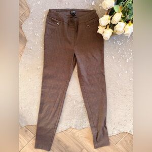 Brown SOHO Plaid Women's Pants